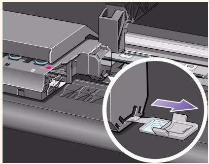 HP DESIGNJET 5000 - Remplacement du couvercle de la lentille - 2
