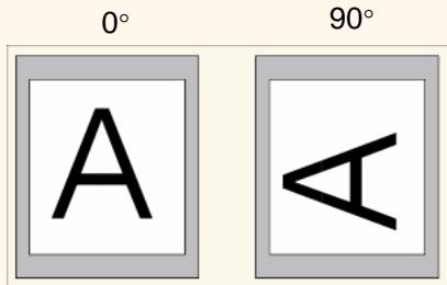 HP DESIGNJET 5000 - A quoi s'applique la rotation? - 2