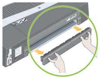HP DESIGNJET 90 - Problème : Feuille de papier bloquée (imprimante de la série 90/130) - 1