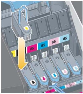 HP DESIGNJET 90 - Comment remplacer les têtes d'impression ? (suite) - 3