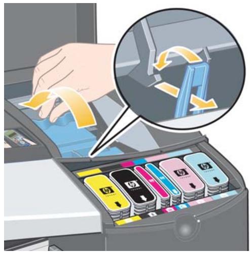 HP DESIGNJET 90 - Comment remplacer les têtes d'impression ? (suite) - 2