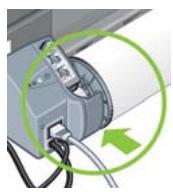 HP DESIGNJET 90 - Comment charger un rouleau de papier ? (imprimante de la série 130) (suite) - 2