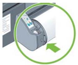 HP DESIGNJET 90 - Comment charger un rouleau de papier ? (imprimante de la série 90) (suite) - 2