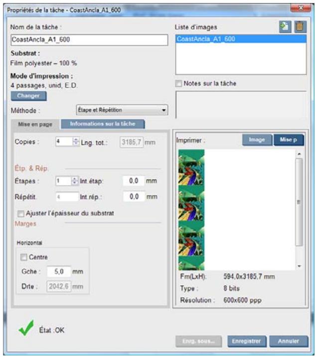 HP DESIGNJET L65500 - Étape et Répétition - 1
