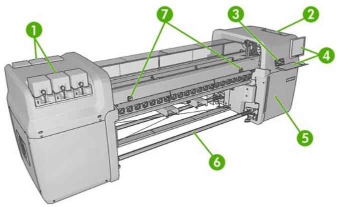 HP DESIGNJET L65500 - Vue avant - 1