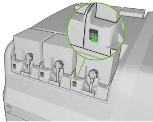 HP DESIGNJET L65500 - Comment vérifier l'état du kit encreur ? - 1