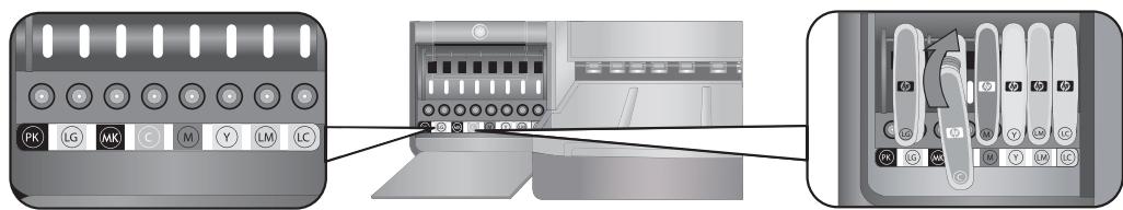 HP PHOTOSMART PRO B8850 - Pour remplacer les cartouches d'encre - 3