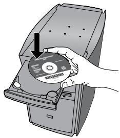 HP PHOTOSMART B109F - Insert the CD for guided printer setup - 1