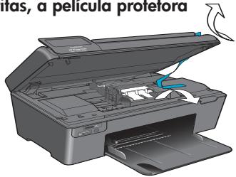 HP PHOTOSMART B110C - Tire o equipamento da embalagem. Remova todas as fitas, a pelicula protetora e o material uso na embalagem. - 2