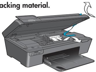 HP PHOTOSMART WIRELESS B110A - Unpack printer. Remove all tape, protective film, and packing material. - 2