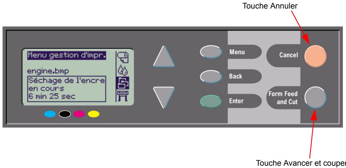 HP DESIGNJET 130R, DESIGNJET 510 - Annulation du temps de séchage - 1