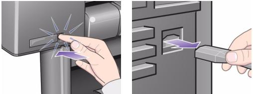 HP DESIGNJET 130R, DESIGNJET 510 - Installation des cartes d'extension - 1