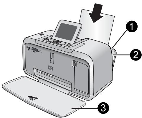 HP PHOTOSMART A532 - Pour charger du papier - 1