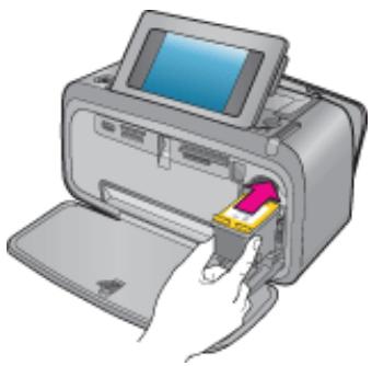 HP PHOTOSMART A630 - Pour insérer ou remplacer une cartouche d'encre - 4