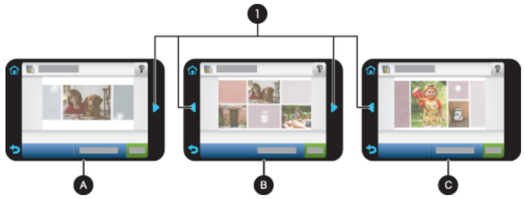 HP PHOTOSMART A630 - Pour utiliser l'option créative Albums - 1