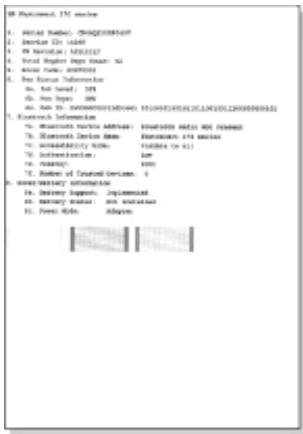 HP PHOTOSMART 385 - Impression d'une page de test - 1