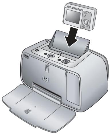 HP PHOTOSMART A440 - De camera in het basisstation plaatsen - 1
