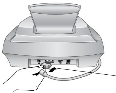 HP SCANJET 5550C - Connexion du bac d'alimentation automatique de photos - 1