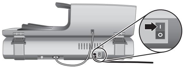 HP SCANJET 8300 - Paso 4. Conecte el cable de alimentación - 2