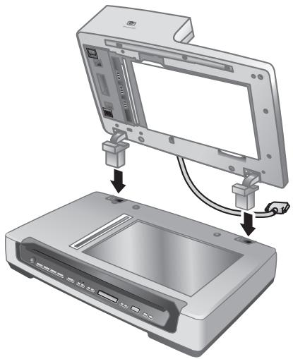 HP SCANJET 8300 - Step 2. Connect the automatic document feeder (ADF) - 1