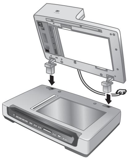 HP SCANJET 8300 - Étape 2. Fixation du bac d'alimentation automatique - 1