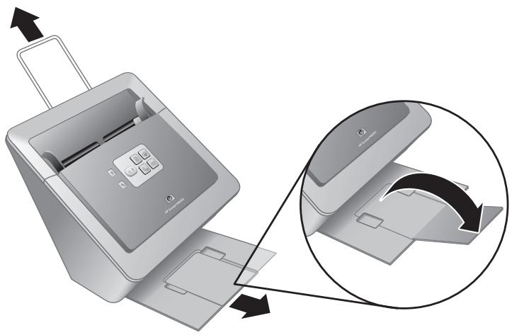 HP SCANJET N6010 DOCUMENT SHEET-FEED SCANNER - Step 5. Prepare the scanner for use - 2
