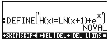 HP 50G - Defining and using functions - 3