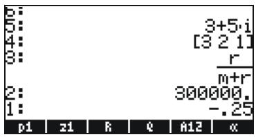HP 50G - Algebraic mode - 2