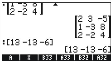 HP 50G - Solution with the inverse matrix - 1