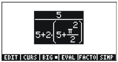 HP 50G - Creating arithmetic expressions - 8