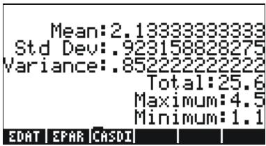 HP 50G - Sample vs. population - 3