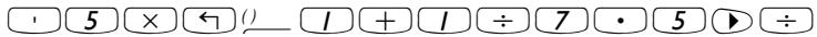 HP 50G - Creating arithmetic expressions - 5