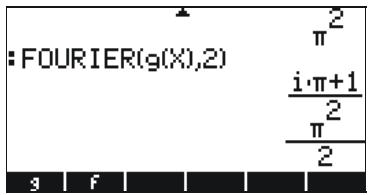 HP 50G - Fourier series for a quadratic function - 7