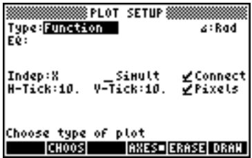 HP 50G - Plotting an expression of the form y = f(x) - 1