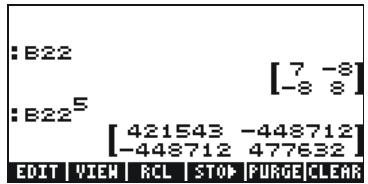 HP 50G - Raising a matrix to a real power - 1