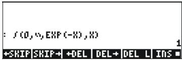 HP 50G - Selecting properties of the Stack - 2