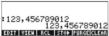HP 50G - Decimal comma vs. decimal point - 2