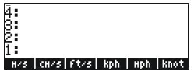 HP 50G - The UNITS menu - 9