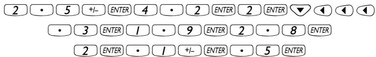 HP 50G - Using the Matrix Writer - 1