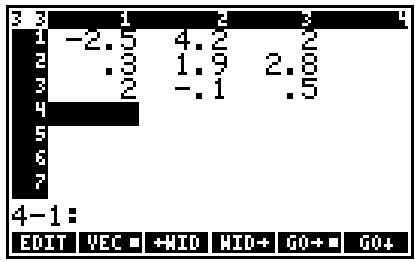 HP 50G - Using the Matrix Writer - 2