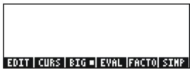 HP 50G - Using the Equation Writer (EQW) to create expressions - 1