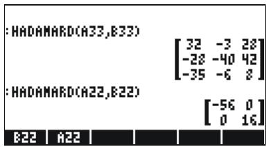 HP 50G - Term-by-term multiplication - 1