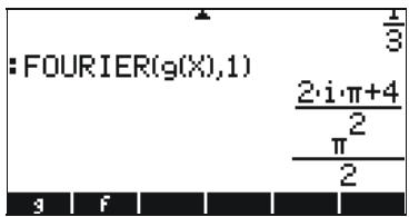 HP 50G - Fourier series for a quadratic function - 5