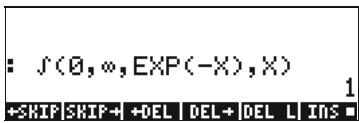 HP 50G - Selecting properties of the Stack - 1