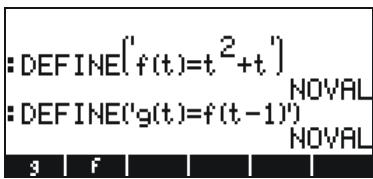 HP 50G - Fourier series for a quadratic function - 1