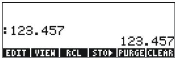 HP 50G - Fixed format with decimals - 4