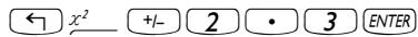 HP 50G - Examples of real number calculations - 9