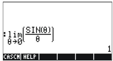 HP 50G - Function lim - 2