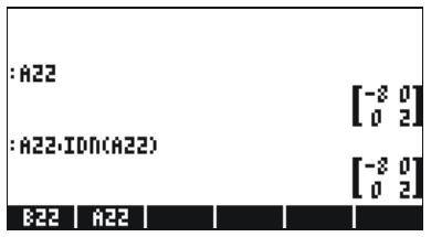 HP 50G - The identity matrix - 1