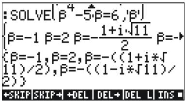 HP 50G - Function SOLVE - 3